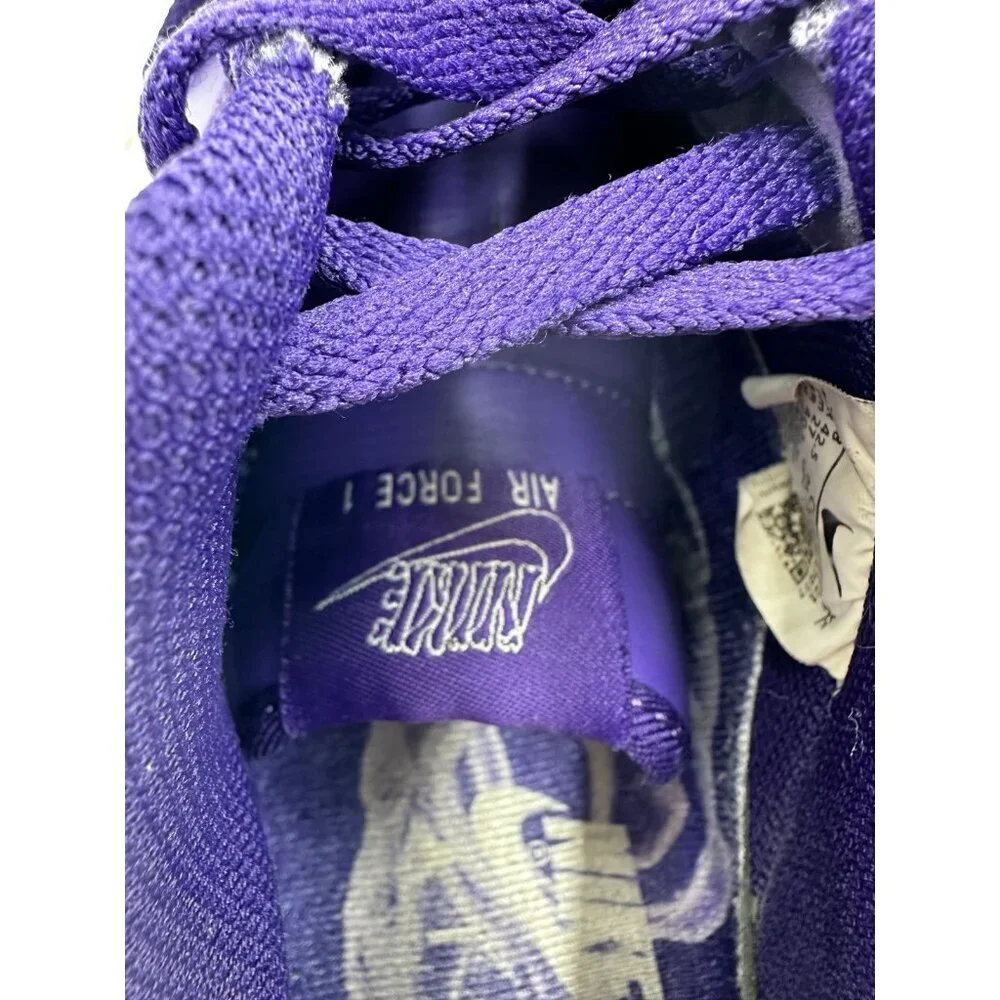 Nike Shoes Air Force 1 Low '07 QS Purple Skeleton Size 9 CU8067-500